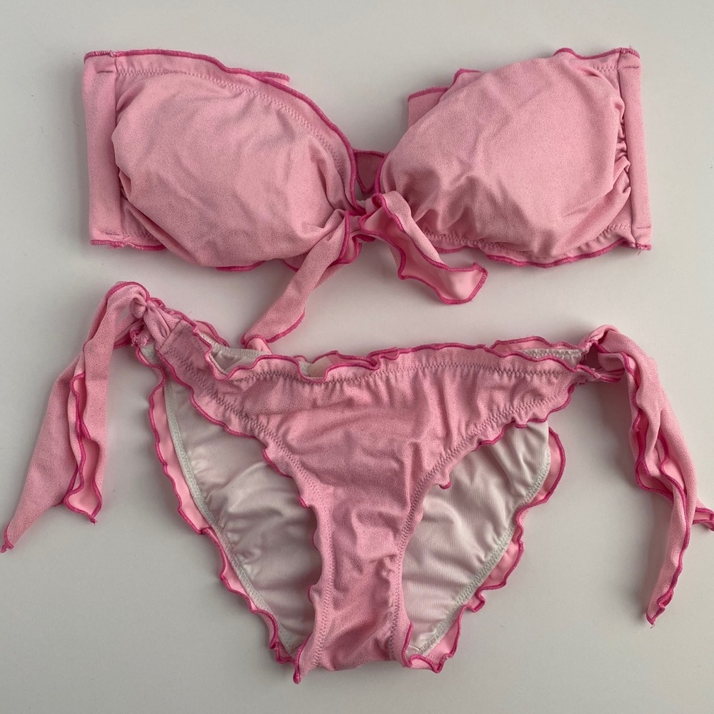 Victoria’s Secret Ruffle Bikini - Pink